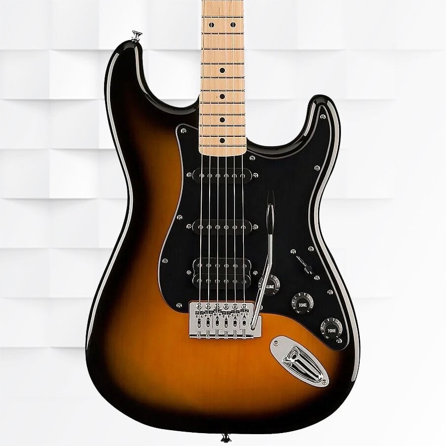 Fender Squier Sonic Stratocaster® HSS – Maple Fingerboard, Black Pickguard (Multiple Finishes)