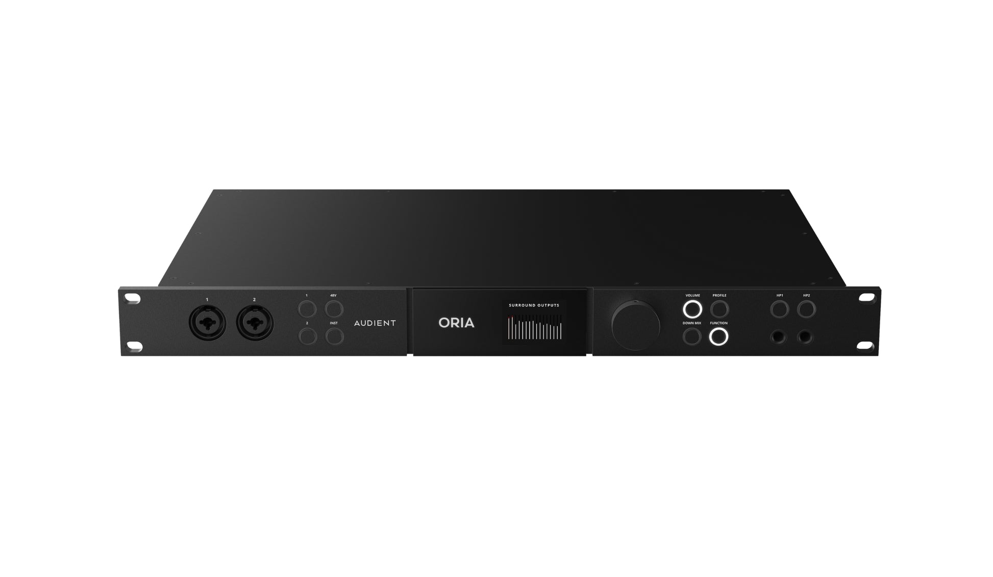 Audient ORIA USB‑C Immersive Audio Interface & Monitor Controller – Dolby Atmos 9.1.6, 2 Mic Preamps, 16 Analog + AES Outputs
