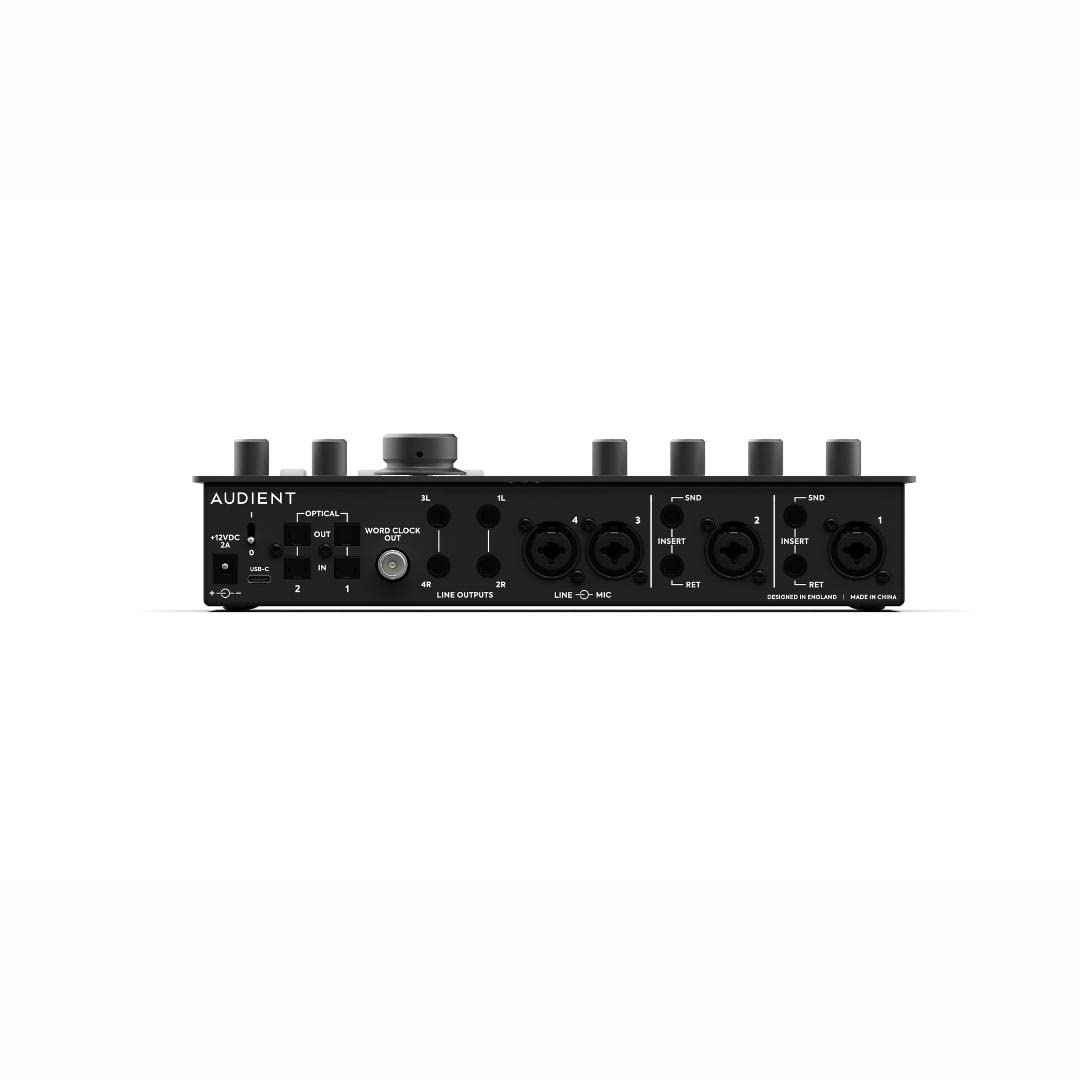 Audient iD44 MKII USB-C Audio Interface – 20-In/24-Out Flagship Interface with 4 Class-A Preamps & ADAT