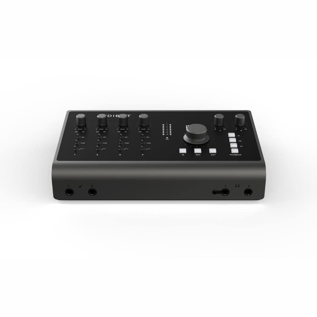 Audient iD44 MKII USB-C Audio Interface – 20-In/24-Out Flagship Interface with 4 Class-A Preamps & ADAT