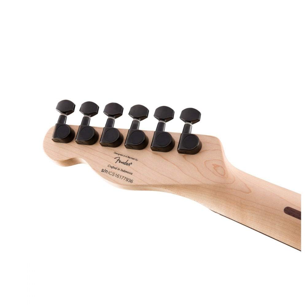 Fender Squier Affinity Series HH FSR Telecaster Left-Handed – Metallic Black & Metallic Orange