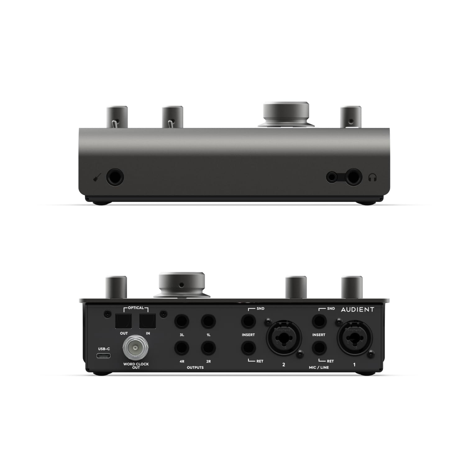 Audient iD24 USB-C Audio Interface – 10-In/14-Out with Dual Class-A Preamps, ADAT & Loopback