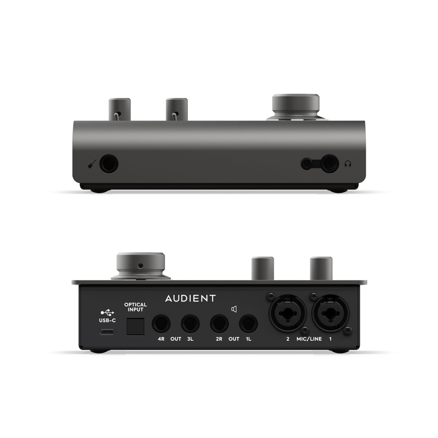 Audient iD14 MKII USB-C Audio Interface – 10-In/4-Out with Dual Class-A Preamps & ADAT Expansion
