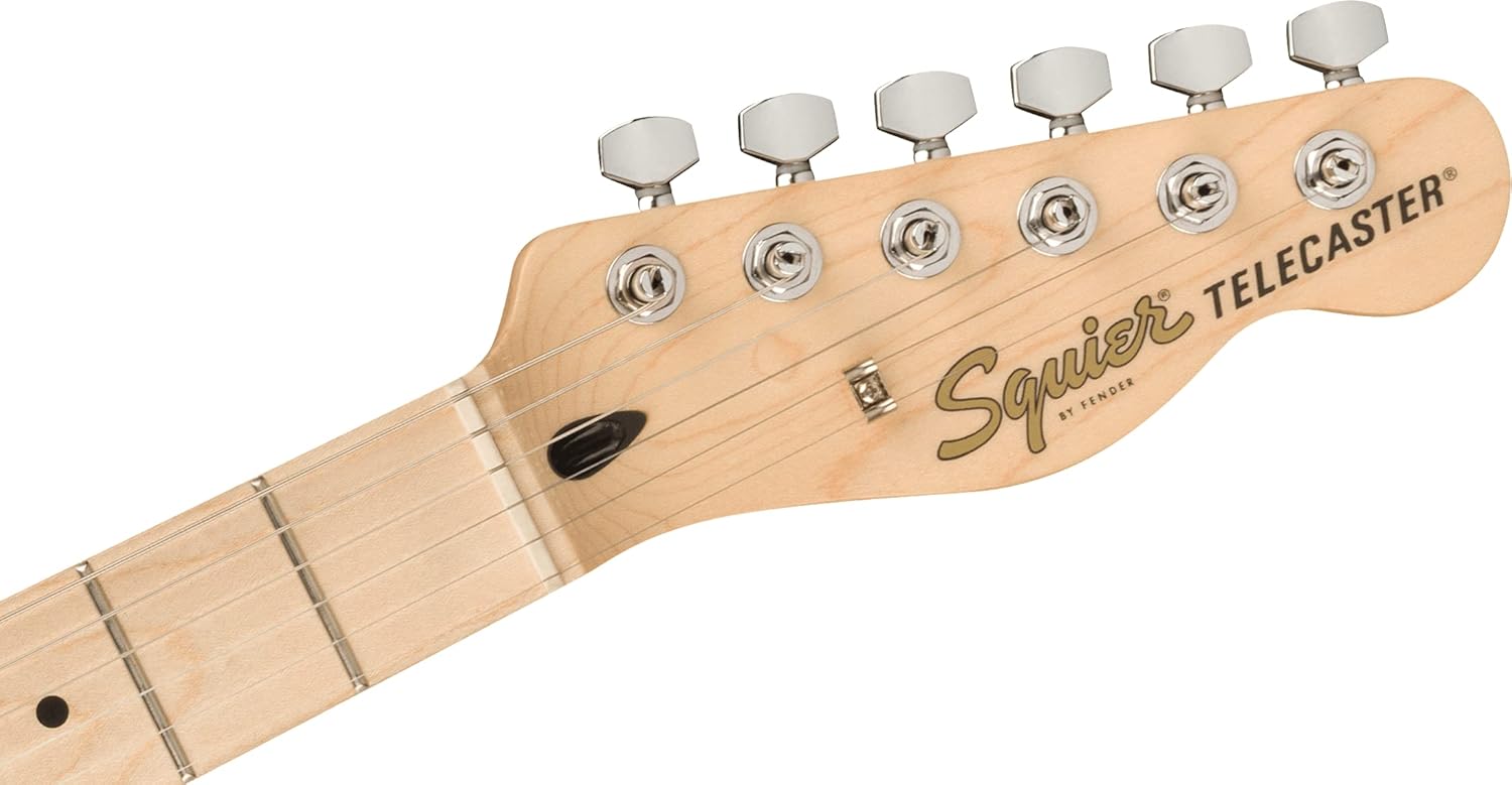 Fender Squier Affinity Series Telecaster Electric Guitar – Maple Fingerboard – Olympic White, Butterscotch Blonde, 3-Color Sunburst