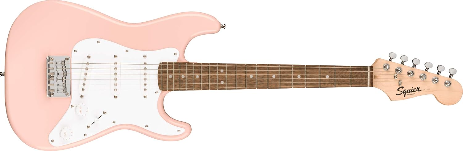 Fender Mini Stratocaster® Electric Guitar – Laurel Fingerboard, Multiple Colors & Left-Handed Option