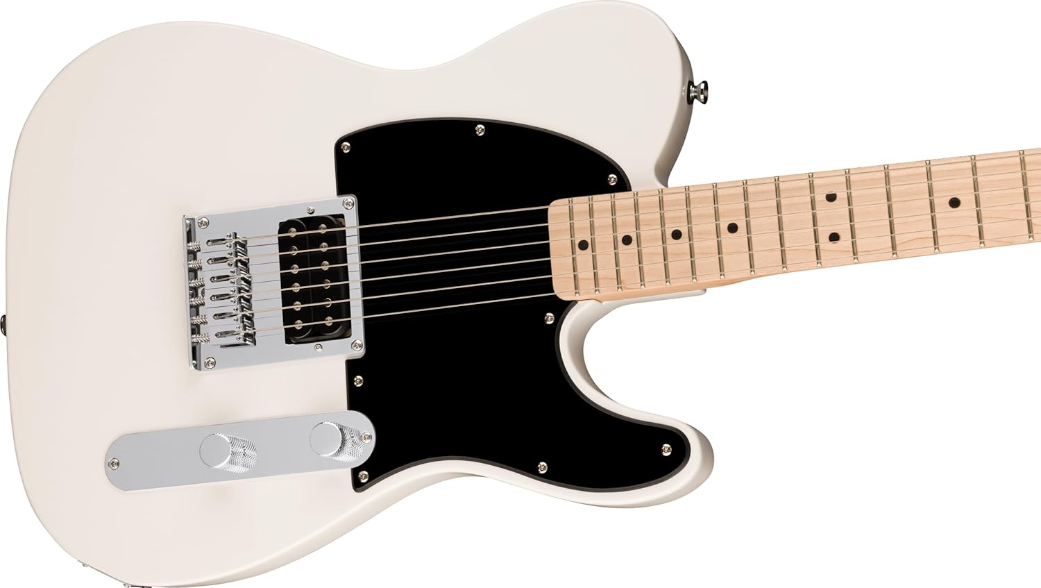Fender Sonic™ Esquire® H Electric Guitar – Arctic White, Maple Fingerboard, Black Pickguard