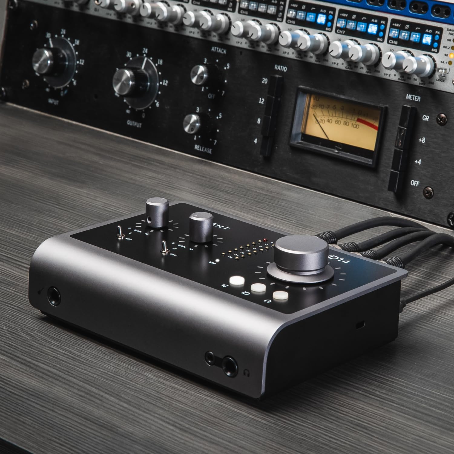 Audient iD14 MKII USB-C Audio Interface – 10-In/4-Out with Dual Class-A Preamps & ADAT Expansion