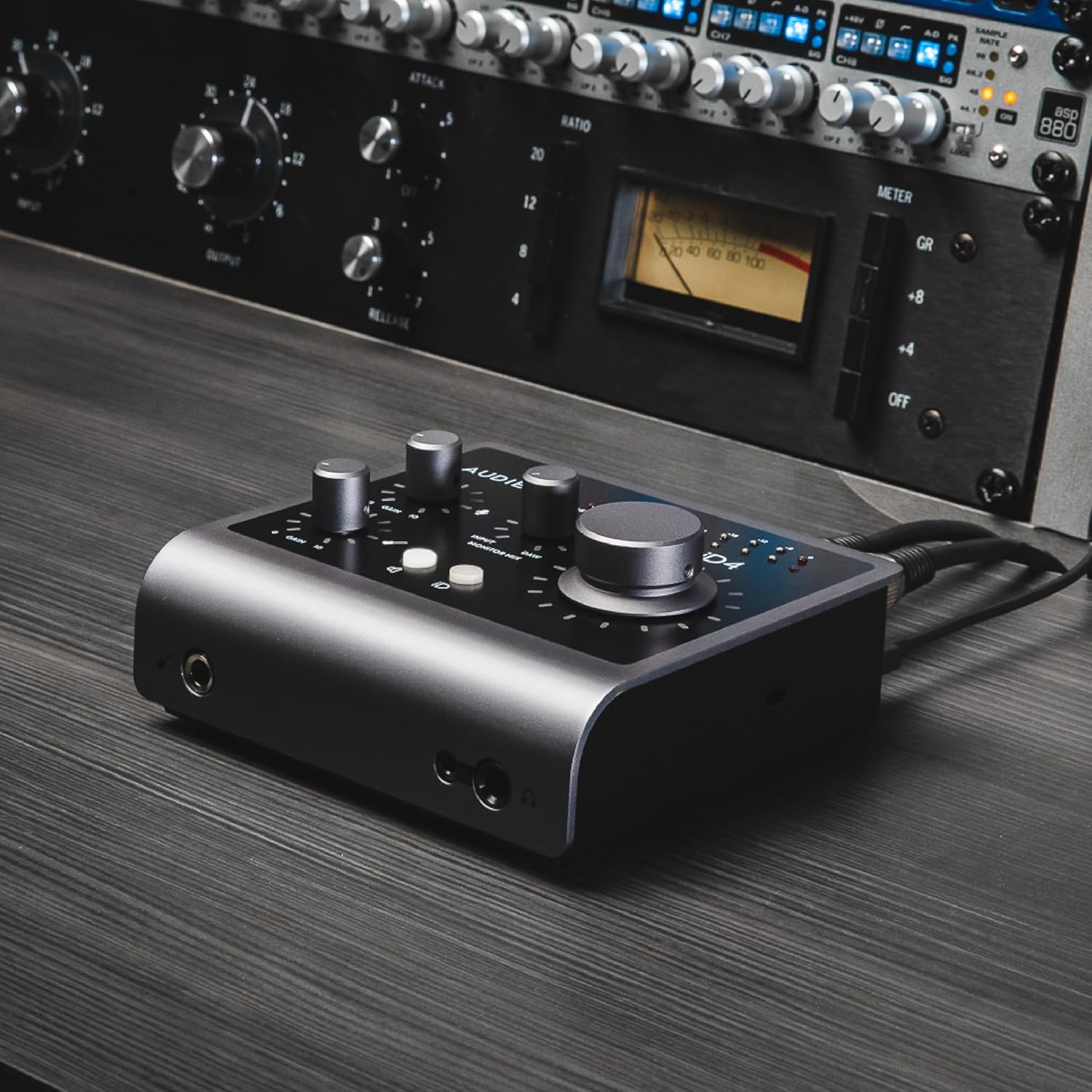 Audient iD4 MKII USB Audio Interface – 2-In/2-Out with Class-A Preamps & USB-C