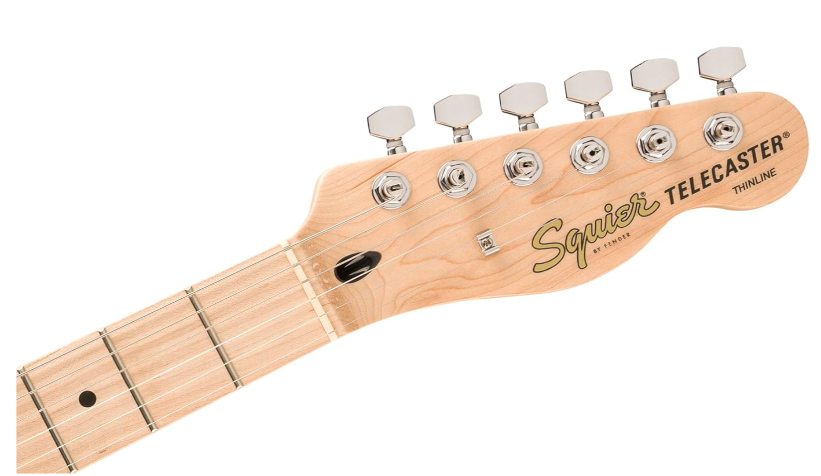 Fender Affinity Series Telecaster Thinline Electric Guitar – Olympic White / 3-Color Sunburst