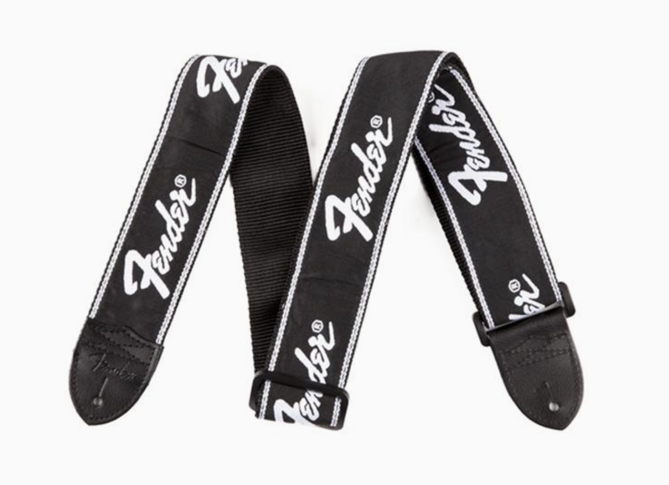 Fender 0990671000 Woven Guitar Strap Running Logo