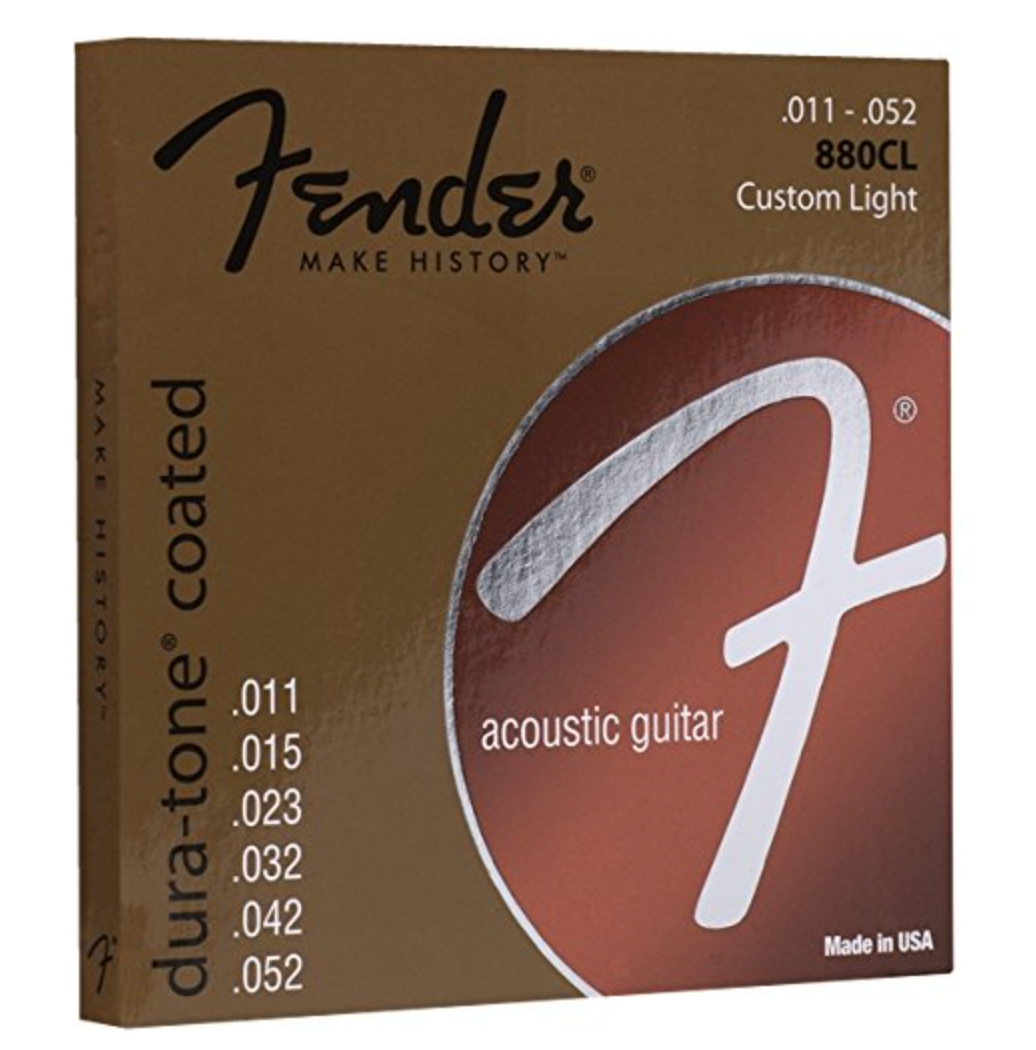 Fender 0730880003 Acoustic Guitar String 80/20 Dura-Tone Bronze Coated .011-.052 880CL
