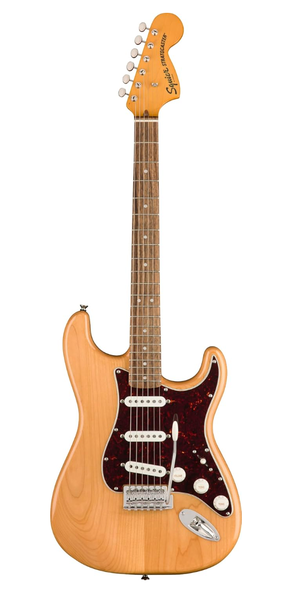 Fender 0374020521 Squier Classic Vibe 70s Strat Natural Electric Guitar