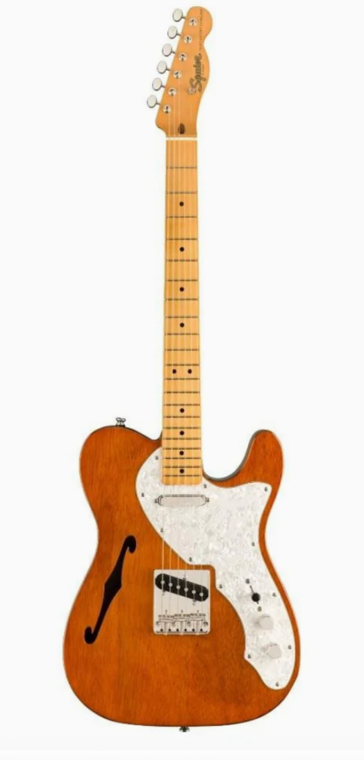 Fender 0374067521 Squier Classic Vibe 60s Tele Thinline Natural Electric Guitar
