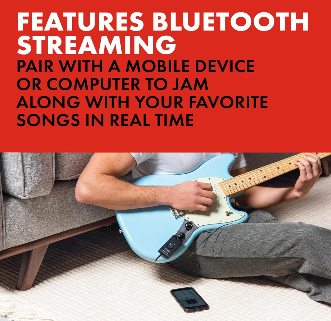 Fender Guitar Headphone Amp Mustang Micro