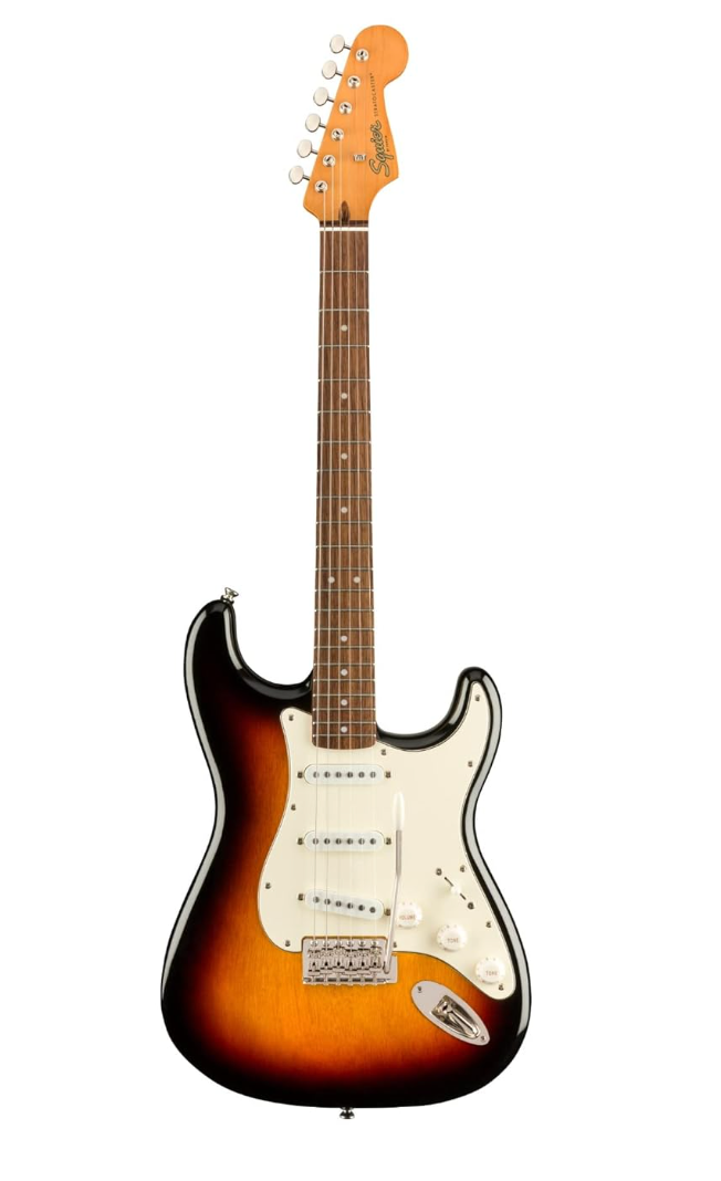 Fender 0374010500 Squier Classic Vibe 60s Strat 3-Color Sunburst Electric Guitar