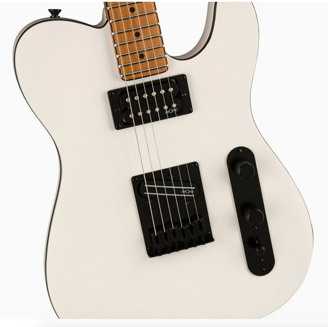 Fender 0371225523 Squier Contemporary Tele Pearl White Electric Guitar