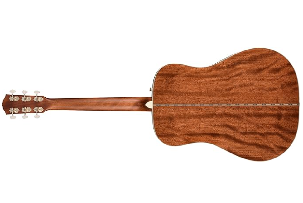 Fender 0970310321 Dreadnought with Case & Electronics PD-220E Natural Acoustic Guitar