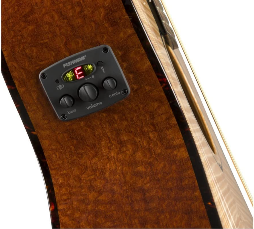 Fender 0971343021 Auditorium Cutaway Electronics FA345CE Natural Acoustic Guitar