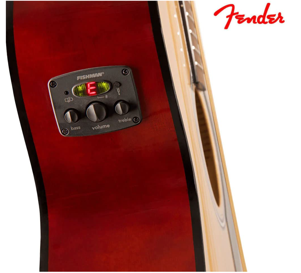 Fender 0971253521 Concert Cutaway Electronics FA135CE Natural Acoustic Guitar