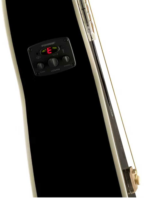 Fender 0971253506 Concert Cutaway Electronics FA135CE Black Acoustic Guitar