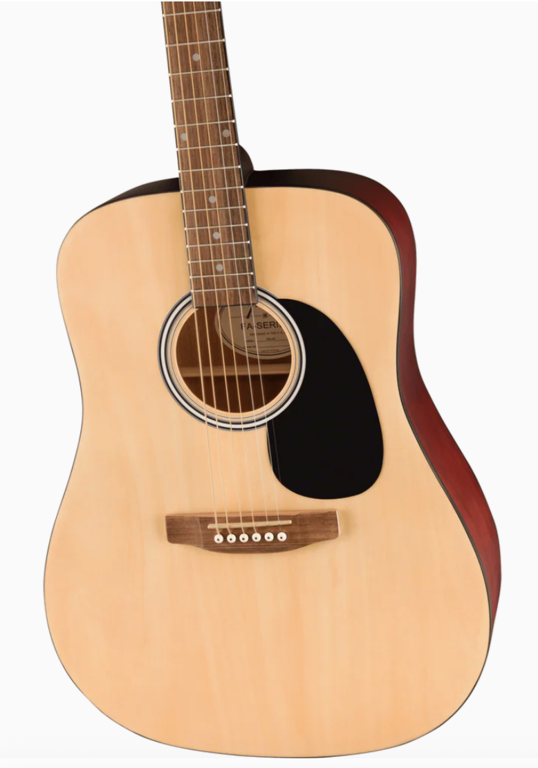 Fender 0971113221 Dreadnought Cutaway Electronics FA-125CE Natural Acoustic Guitar