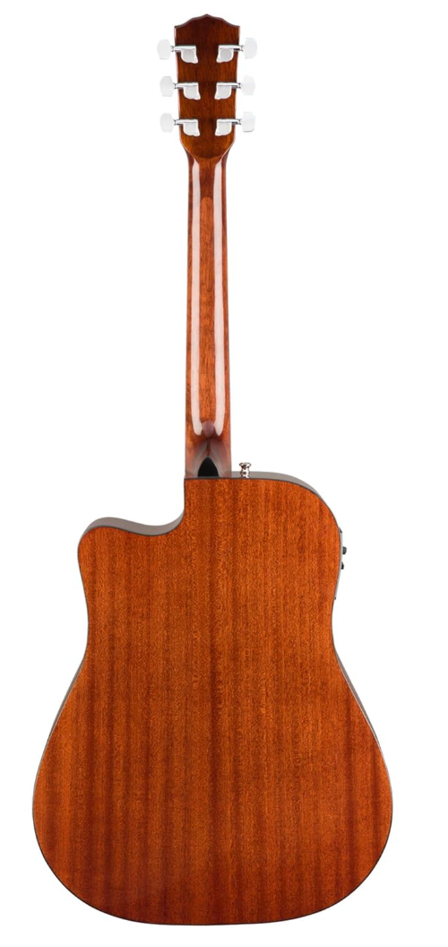 Fender 0970213322 with Cutaway Electronics & Case CD-140SCE Mahogany Acoustic Guitar