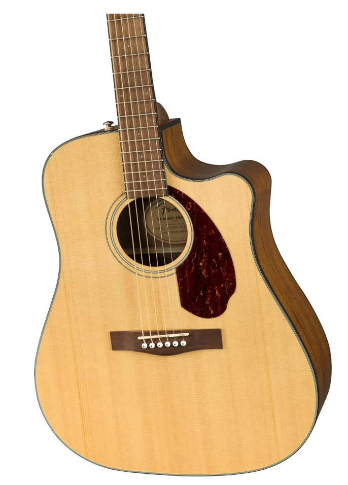 Fender 0970213321 with Cutaway Electronics & Case CD-140SCE Natural Acoustic Guitar