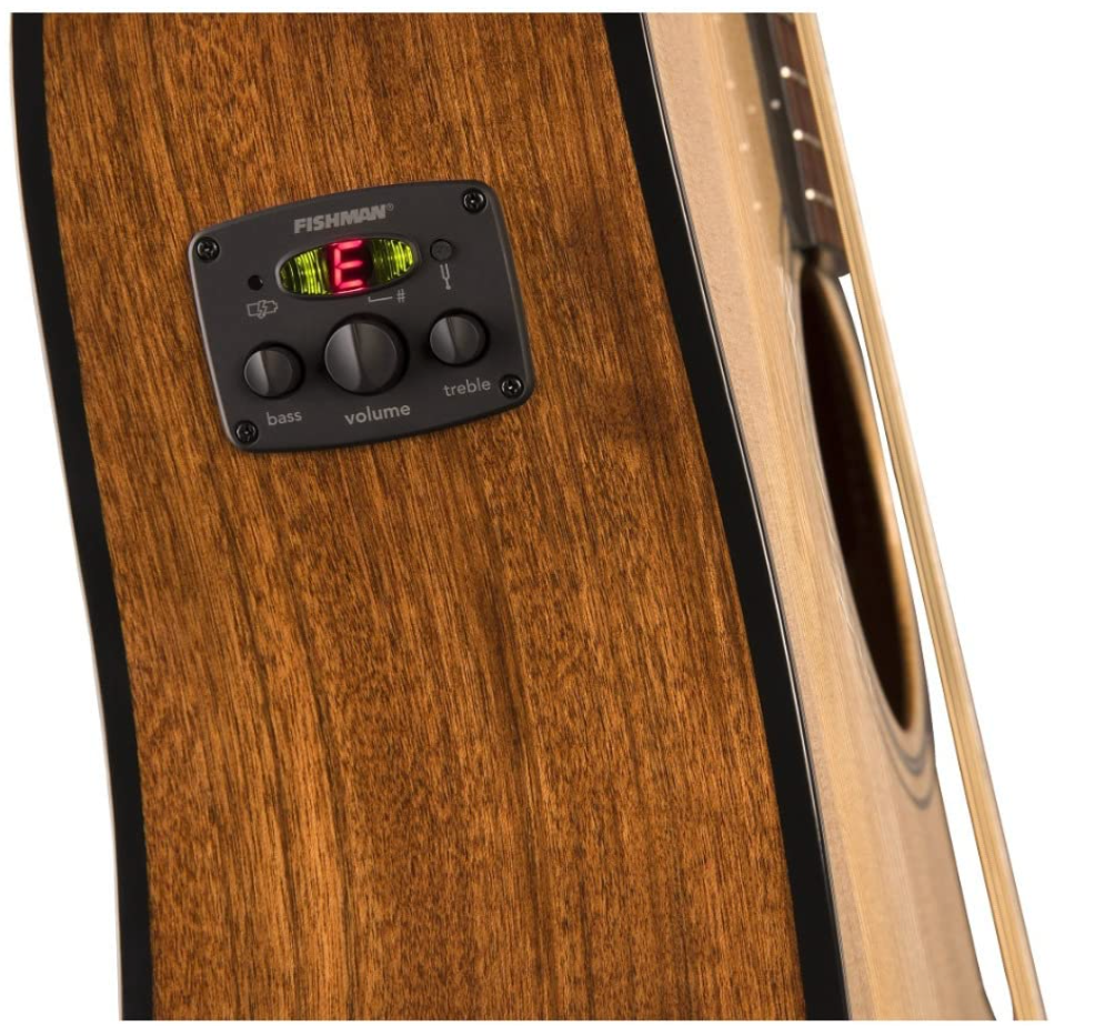 Fender 0970213321 with Cutaway Electronics & Case CD-140SCE Natural Acoustic Guitar