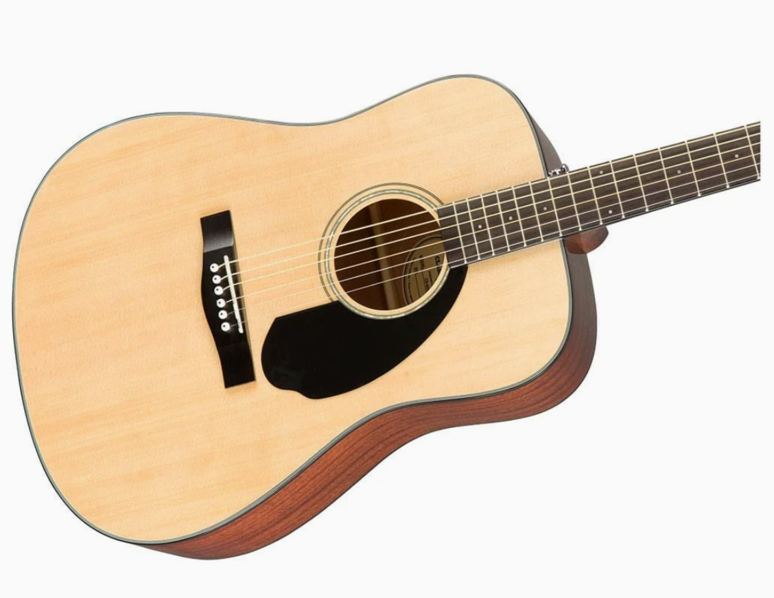 Fender 0970110021 Dreadnought Solid CD60S Natural Acoustic Guitar