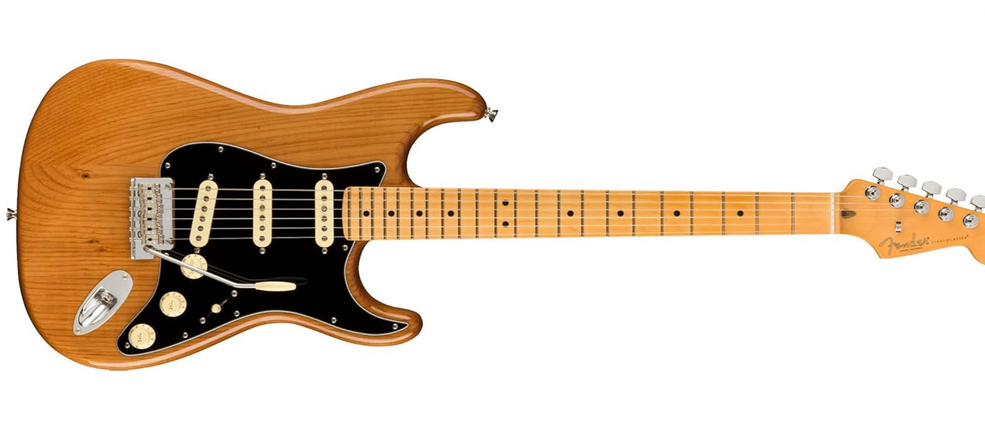 Fender 0113902763 AM Pro II Strat Maple Roasted Pine Electric Guitar
