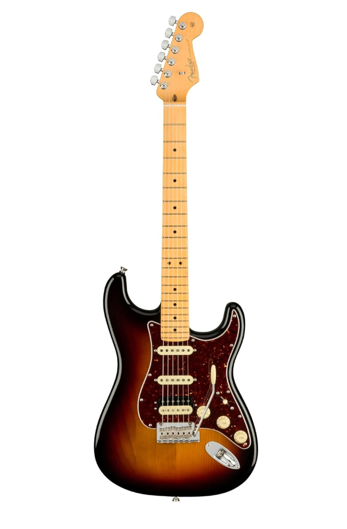 Fender 0113902700 AM Pro II Strat Maple 3-Colour Sunburst Electric Guitara