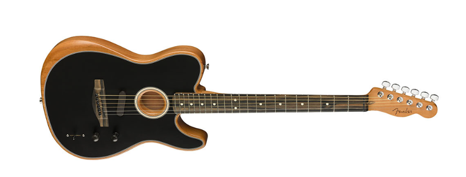 Fender 0972013206 Telecaster Black Acoustic Guitar