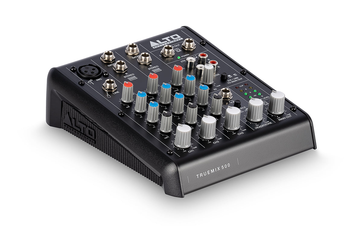 TrueMix 500 – 5-Channel Analog Mixer with USB