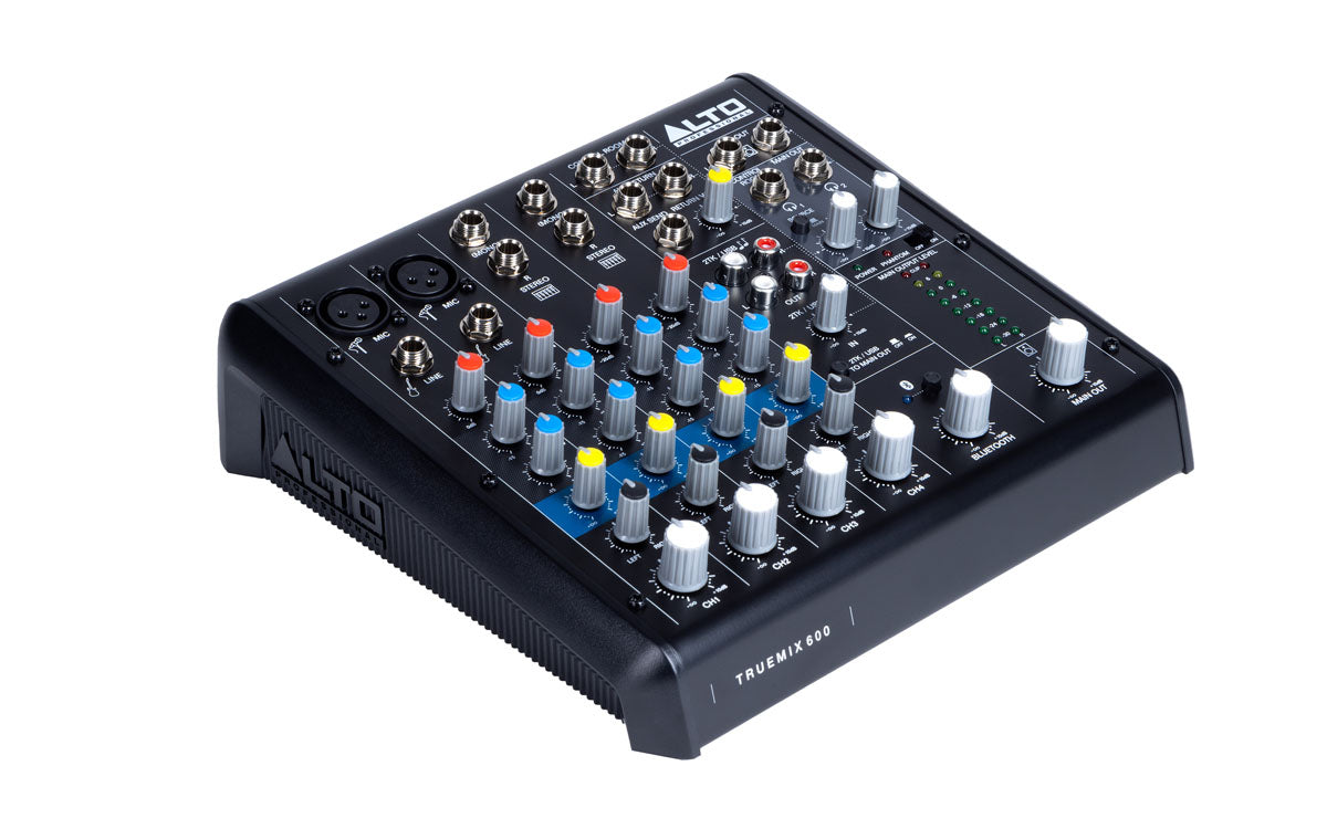 TrueMix 600 β 6-Channel Compact Mixer with USB & Bluetooth