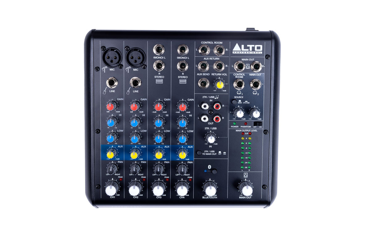 TrueMix 600 β 6-Channel Compact Mixer with USB & Bluetooth