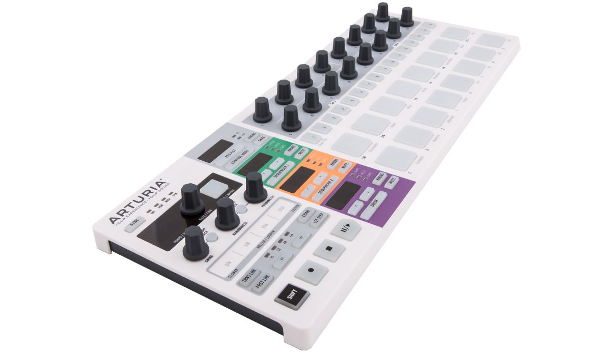 Arturia BeatStep Pro – Advanced MIDI Controller & Sequencer with 2 Melodic + 1 Drum Sequencer, CV, MIDI & USB