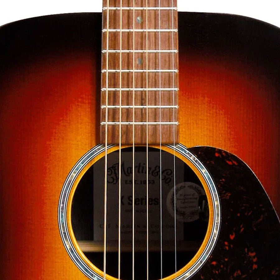 Martin D-X2E Ziricote Burst Acoustic-Electric Guitar