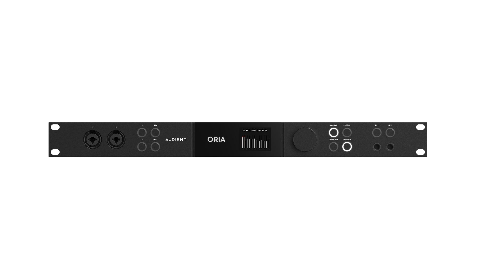 Audient ORIA USB‑C Immersive Audio Interface & Monitor Controller – Dolby Atmos 9.1.6, 2 Mic Preamps, 16 Analog + AES Outputs