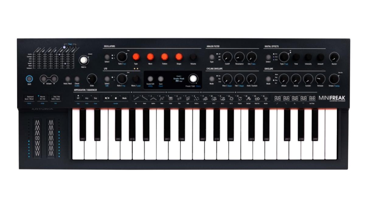 Arturia MiniFreak Polyphonic Hybrid Synthesizer: Dual Digital Engines, Analog Filters, Stereo FX & MiniFreak V Integration