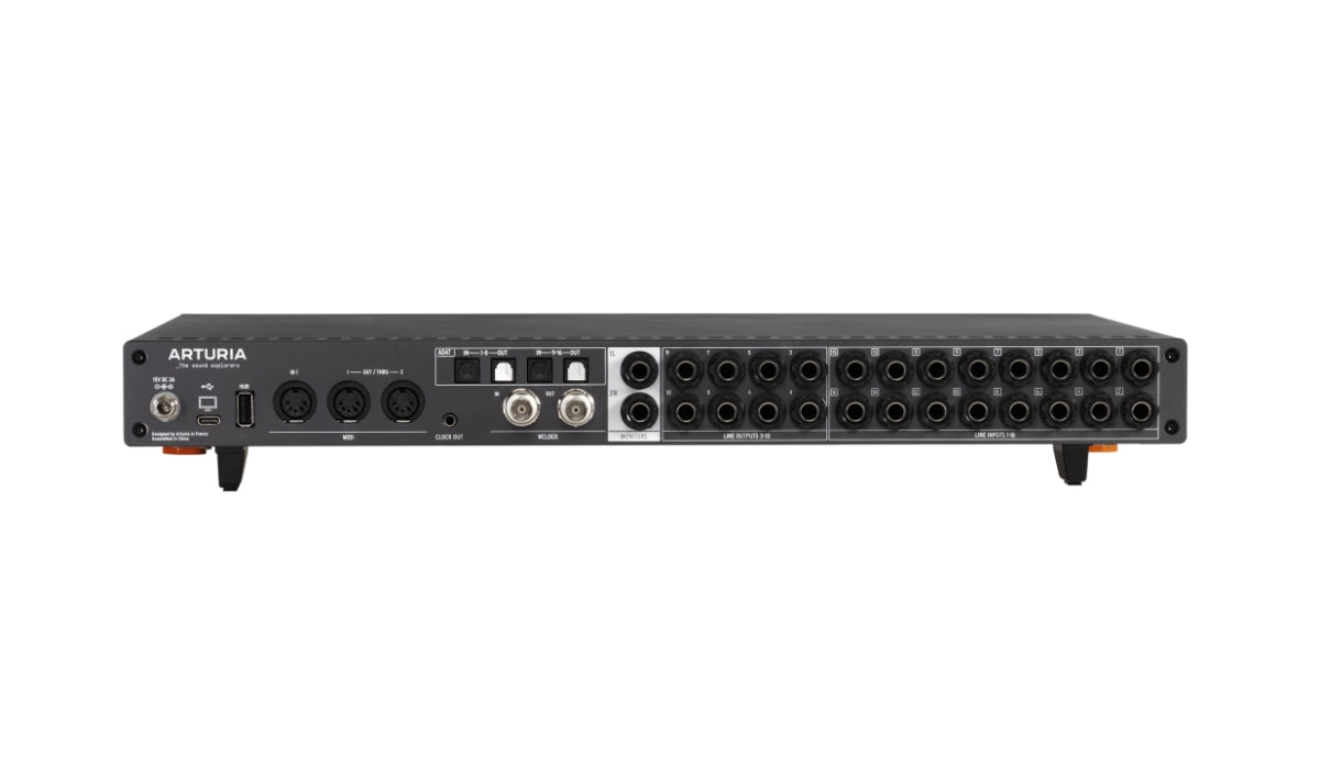 Arturia AudioFuse 16Rig – 16-In/16-Out USB-C Audio Interface for Hybrid Studios with ADAT, MIDI, Word Clock & Advanced Routing
