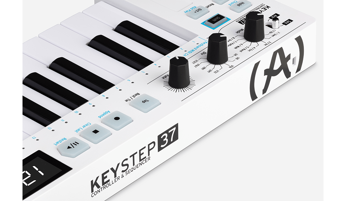 Arturia KeyStep 37 – 37-Key MIDI Controller & Polyphonic Sequencer with RGB Keys, USB, CV, MIDI, and Chord Mode