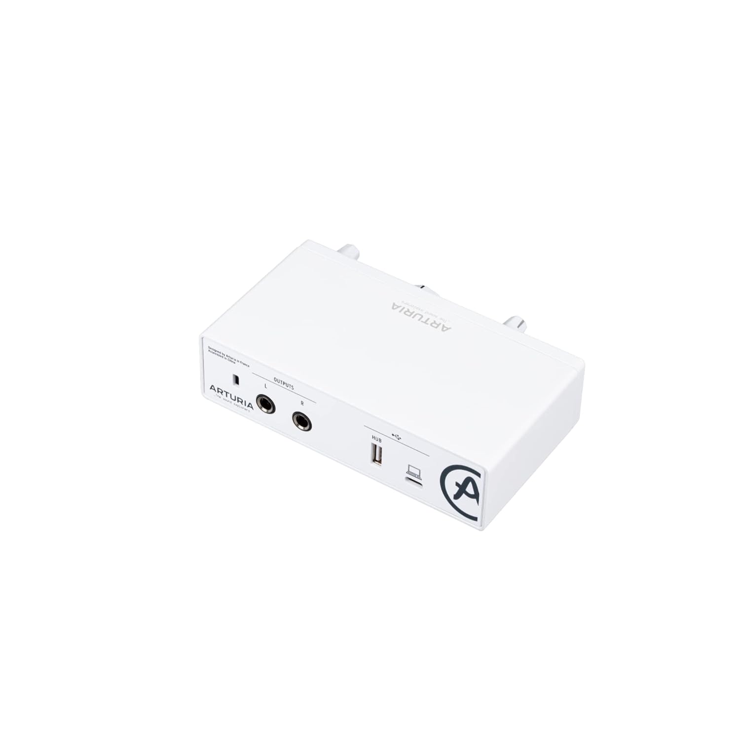 Arturia MiniFuse 1 – USB Audio Interface (1-In/2-Out) with Direct Monitoring & Software Bundle for Music Production & Podcasting