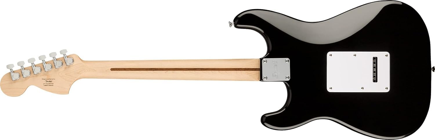 Fender Squier Affinity Series Stratocaster Electric Guitar – Maple Fingerboard – 3-Color Sunburst, Lake Placid Blue, Black