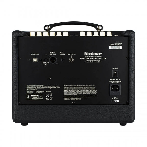Blackstar Sonnet 60W Acoustic Amplifier with Bluetooth