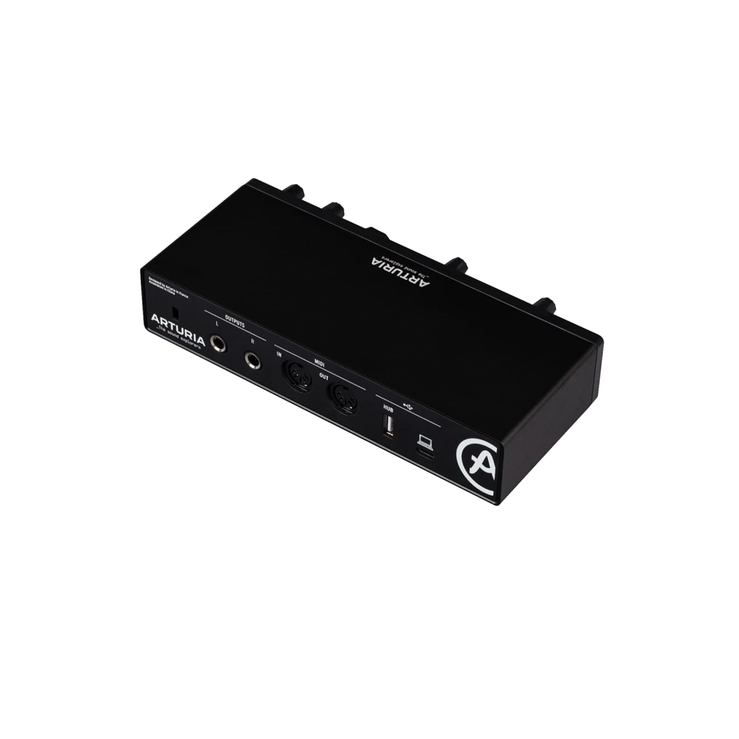 Arturia MiniFuse 2 – 2-In/2-Out USB Audio Interface with Direct Monitoring, USB Hub & Software Bundle for Music Production & Podcasting