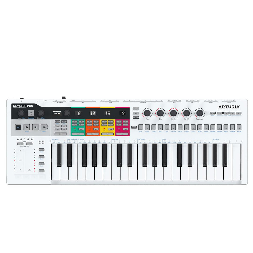 Arturia KeyStep Pro – 37-Key MIDI Controller, 4-Track Polyphonic Sequencer & Performance Controller with CV, MIDI, and USB