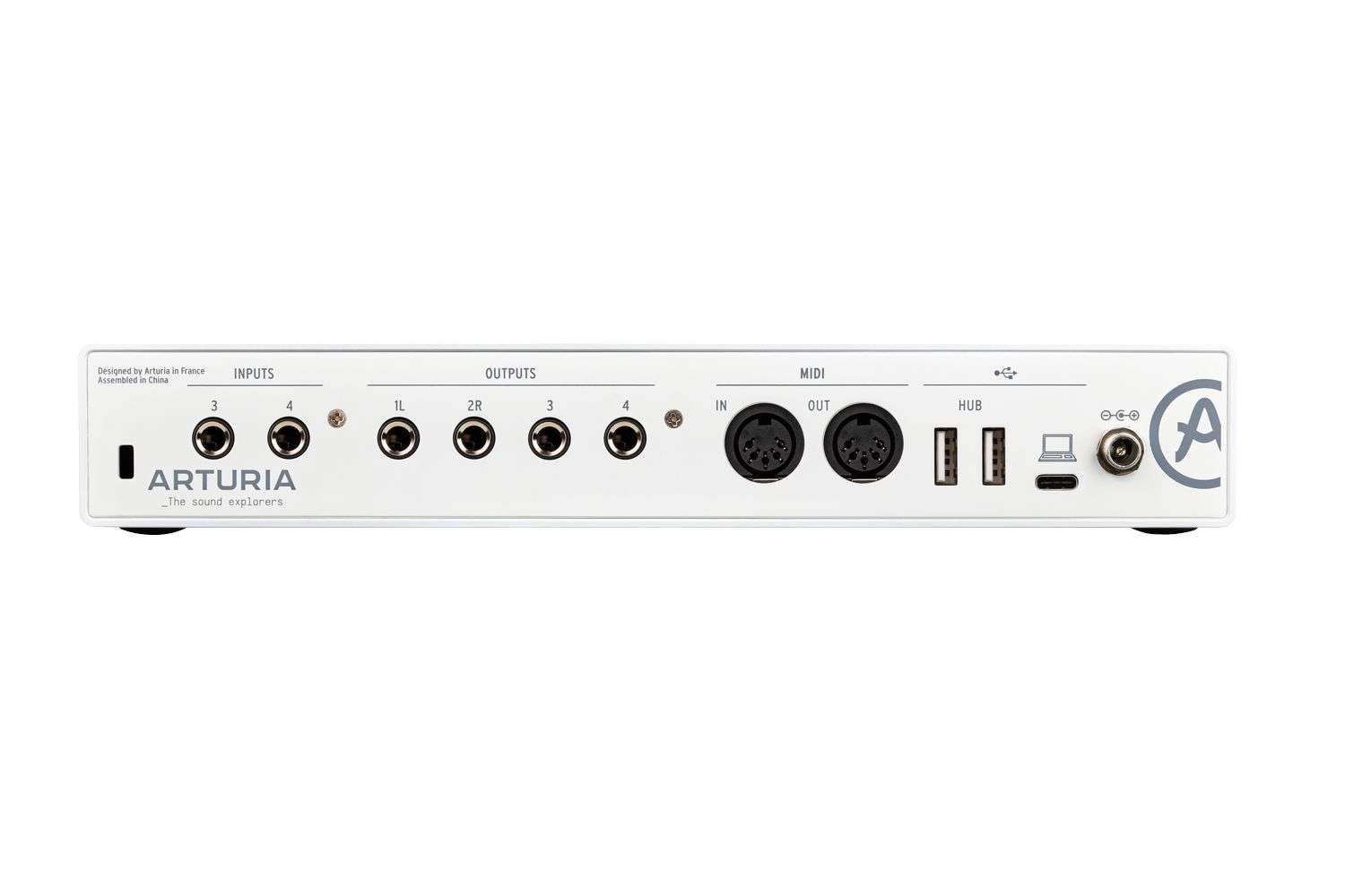 Arturia MiniFuse 4 – 4-In/4-Out USB Audio Interface with Dual Headphone Outputs, USB Hub & Software Bundle for Music Production & Podcasting