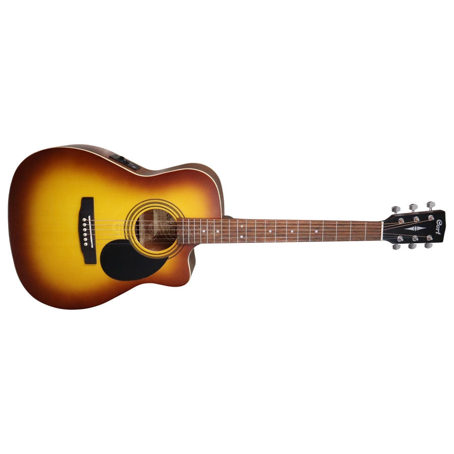 Cort Acoustic Guitar with Cutaway Electronics AF500CE