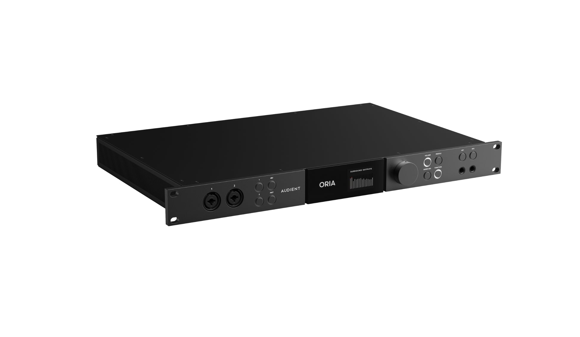 Audient ORIA USB‑C Immersive Audio Interface & Monitor Controller – Dolby Atmos 9.1.6, 2 Mic Preamps, 16 Analog + AES Outputs
