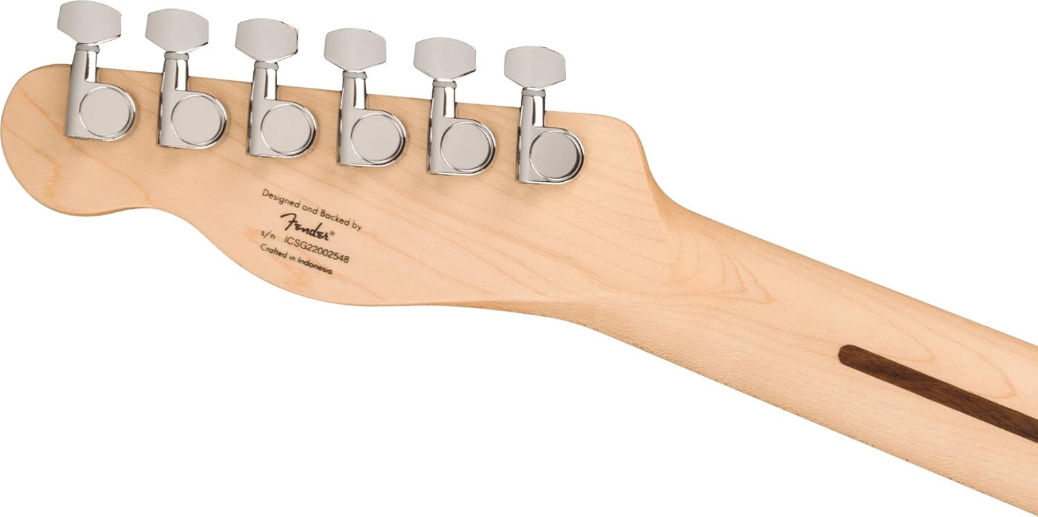 Fender Sonic™ Esquire® H Electric Guitar – Arctic White, Maple Fingerboard, Black Pickguard